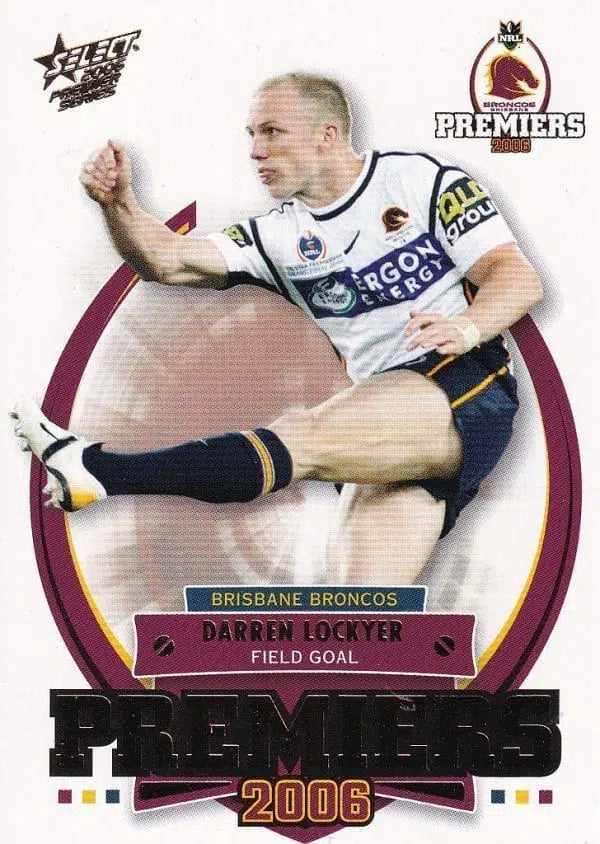 2006 NRL Premiers Brisbane Broncos Collector Card Set