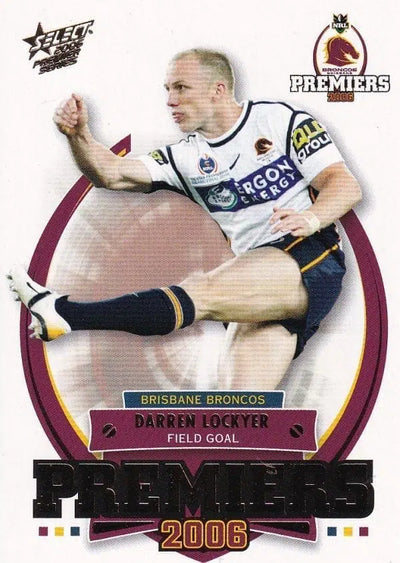 2006 NRL Premiers Brisbane Broncos Collector Card Set