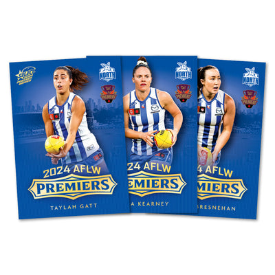 2024 AFLW North Melbourne Premiers Limited Edition Card Set