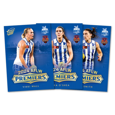 2024 AFLW North Melbourne Premiers Limited Edition Card Set