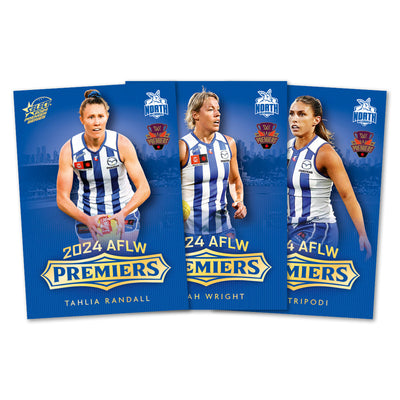 2024 AFLW North Melbourne Premiers Limited Edition Card Set