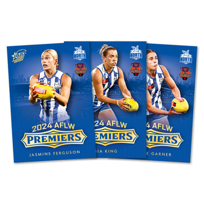 2024 AFLW North Melbourne Premiers Limited Edition Card Set