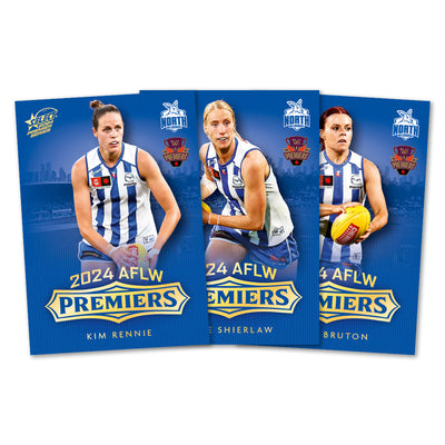 2024 AFLW North Melbourne Premiers Limited Edition Card Set