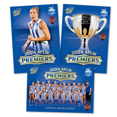 2024 AFLW North Melbourne Premiers Limited Edition Card Set