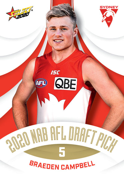 2020 NAB AFL Draft Pick Cards