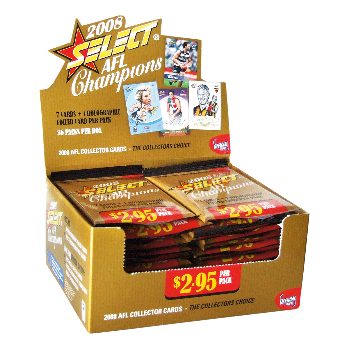2008 AFL Champions Cards Sealed Box (36 Packs)