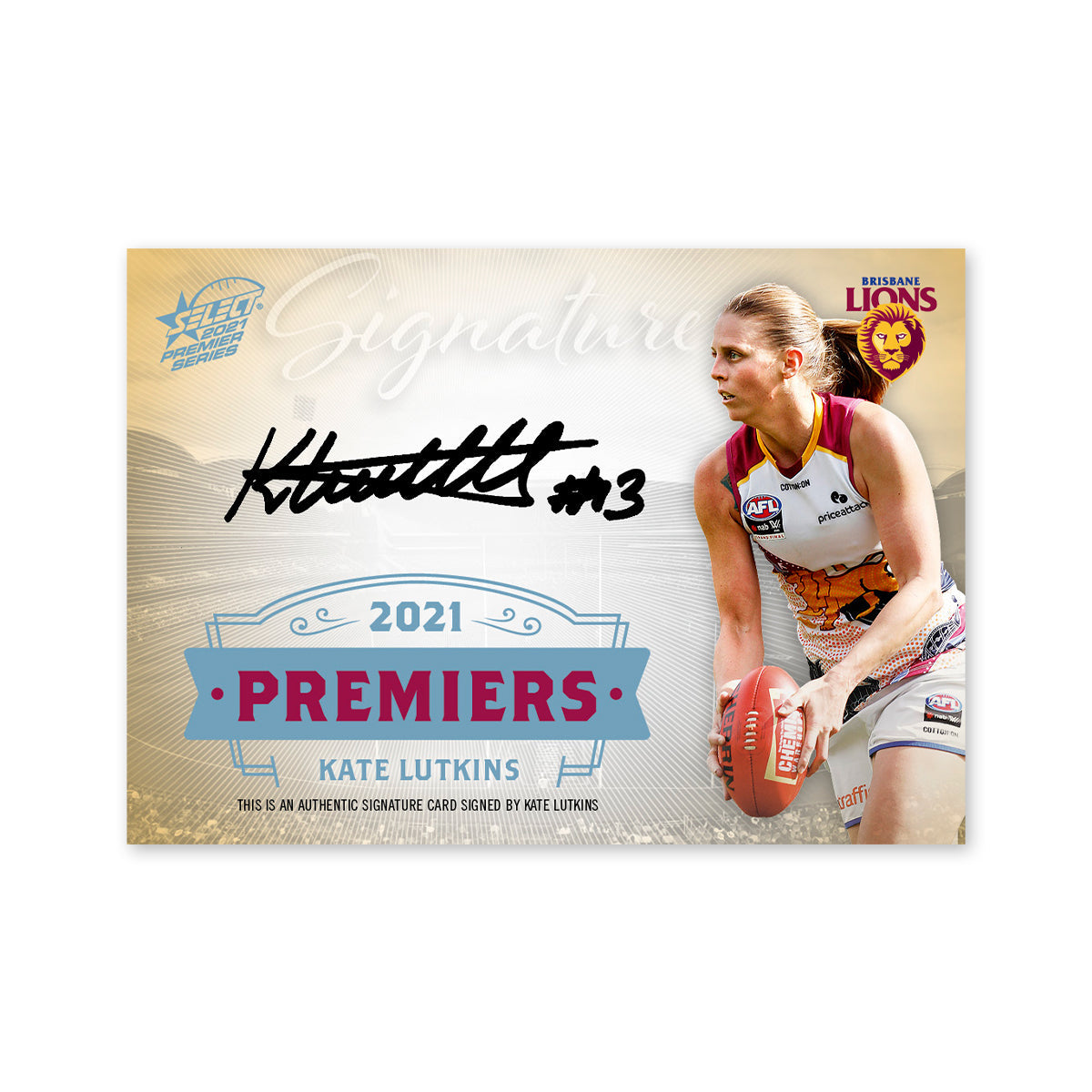 2021 AFLW Brisbane Lions Platinum Premiers Set