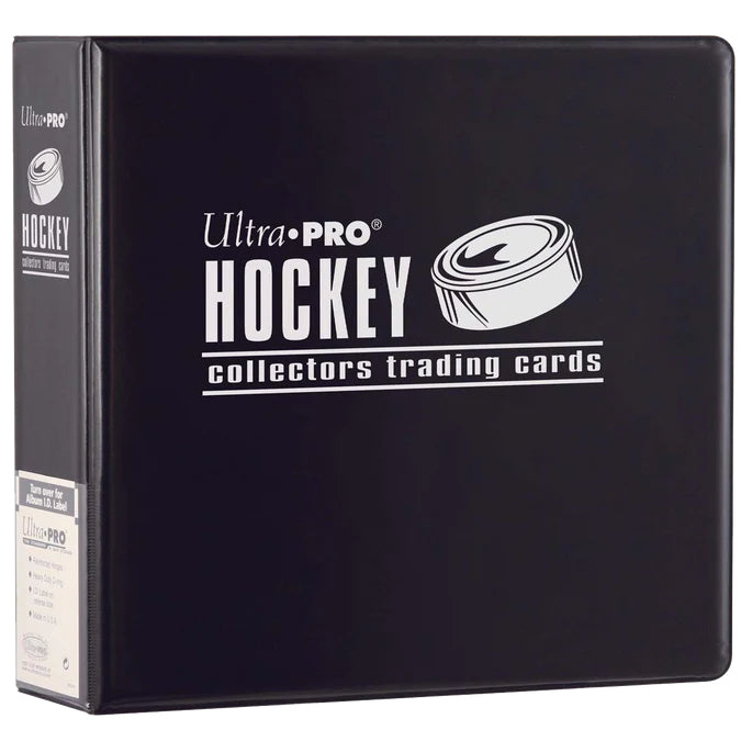 Ultra Pro 3” Hockey Binder  - Black
