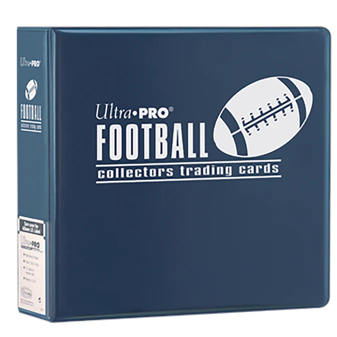 Ultra Pro 3” Football Binder - Blue