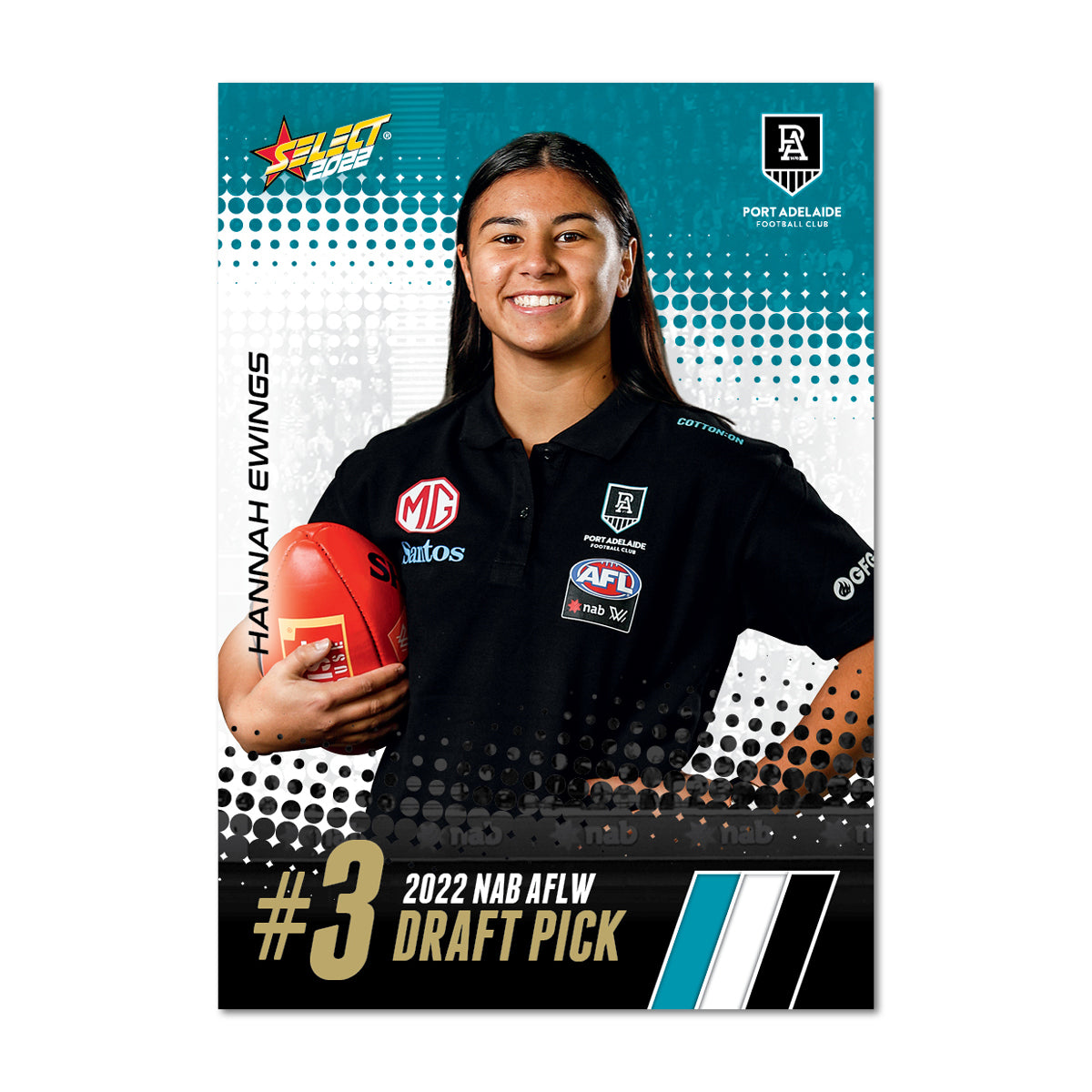2022 NAB AFLW Draft Pick Cards