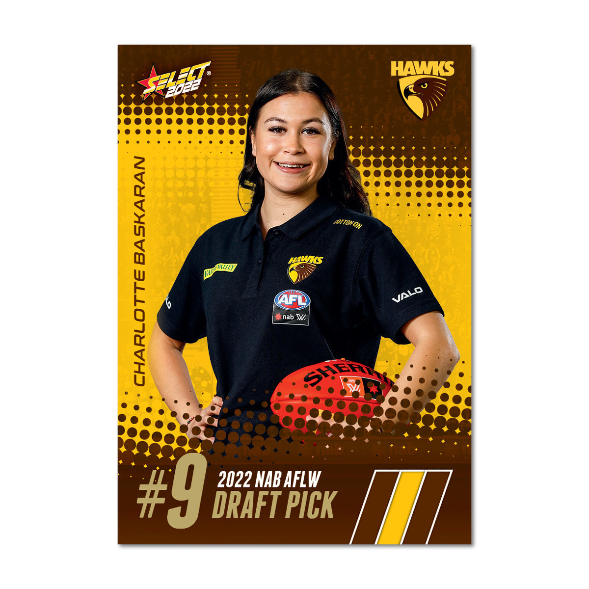 2022 NAB AFLW Draft Pick Cards