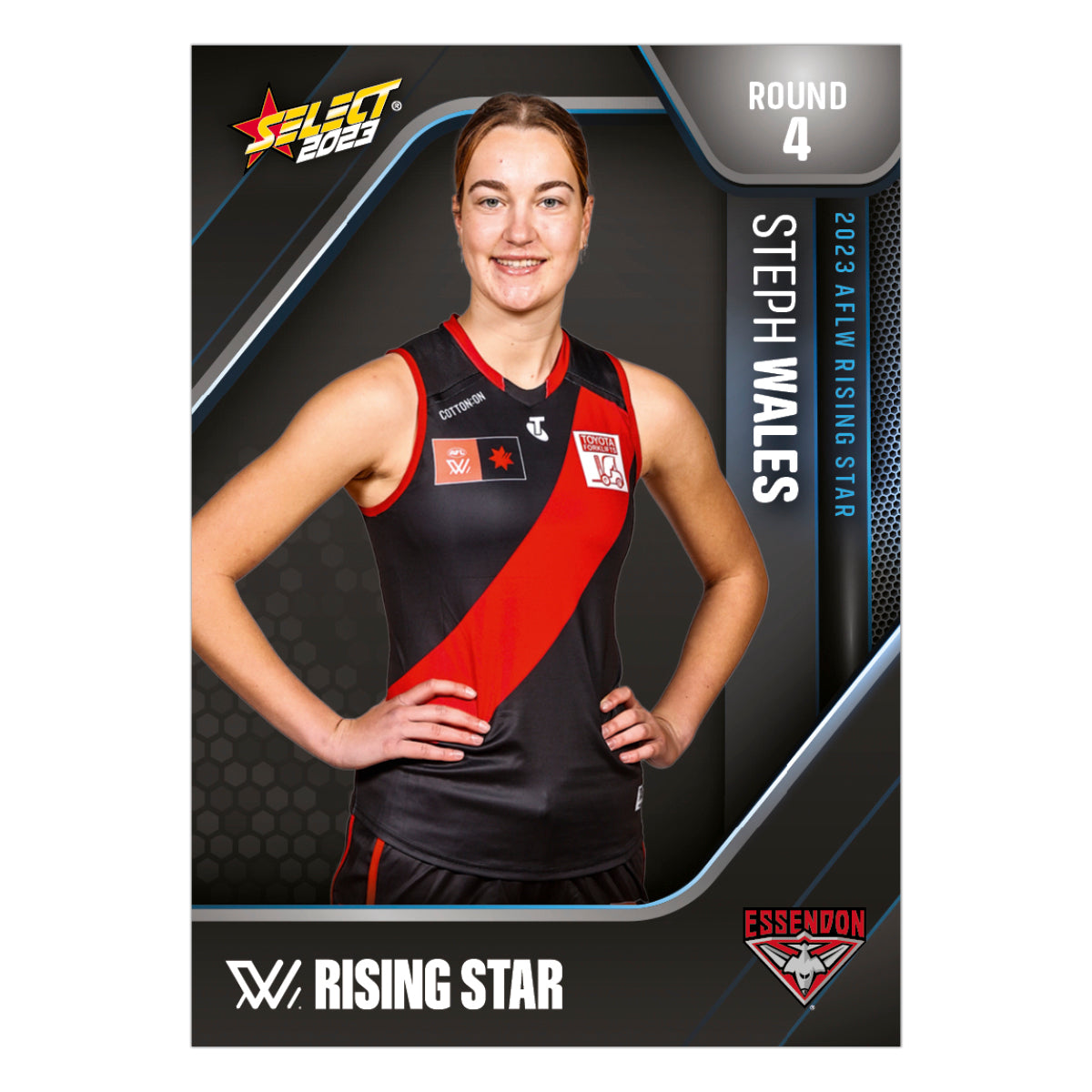AFLW Season 8 Round 4 Rising Star - Stephanie Wales - Essendon
