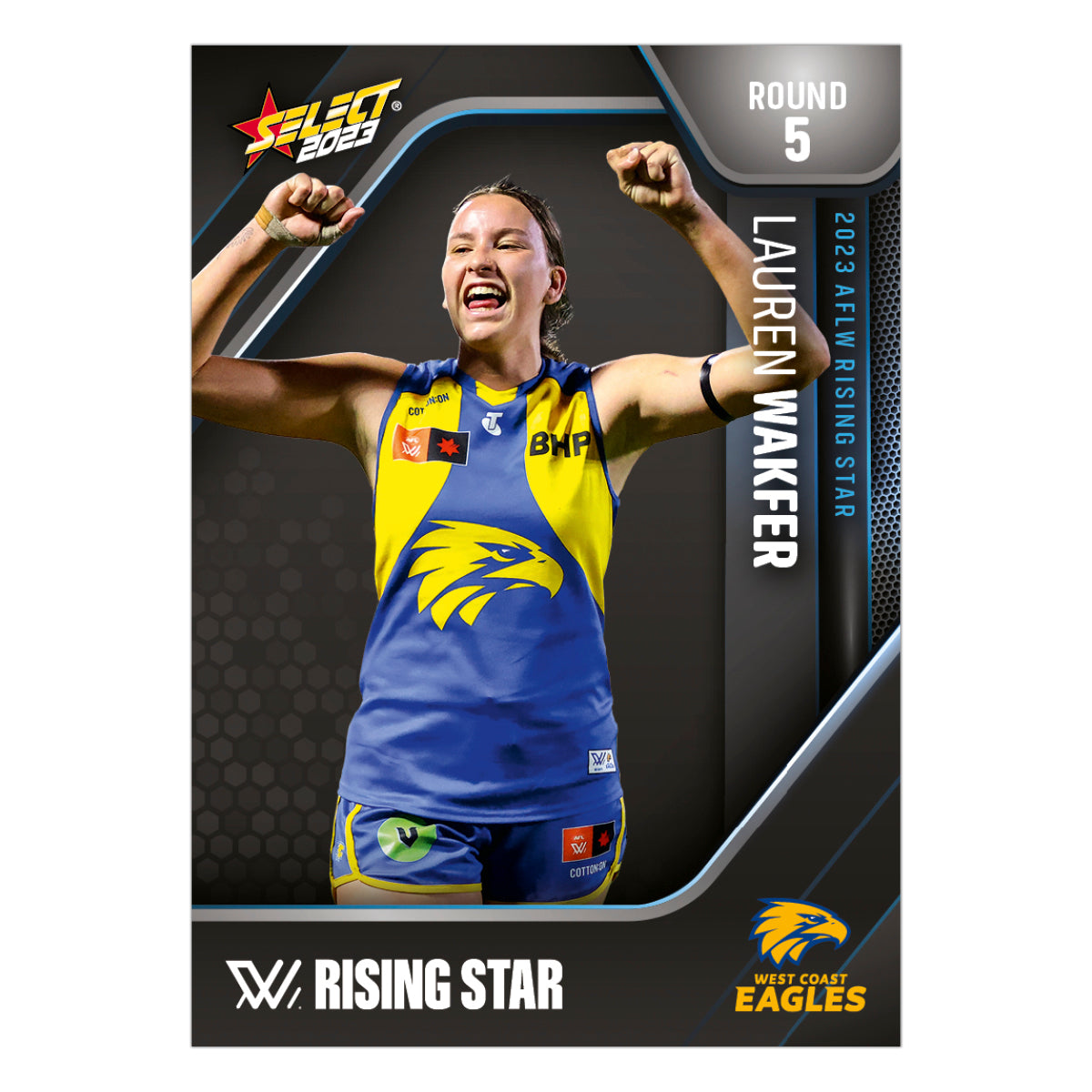AFLW Season 8 Round 5 Rising Star - Lauren Wakfer - West Coast