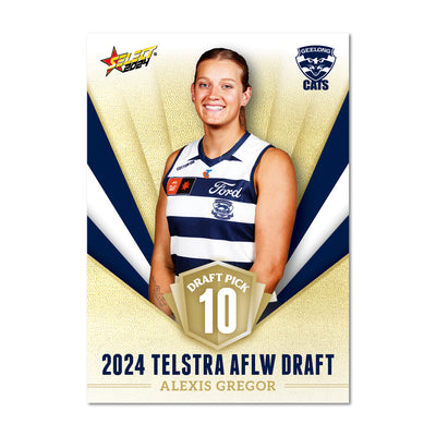 2024 Telstra AFLW Draft Pick Cards
