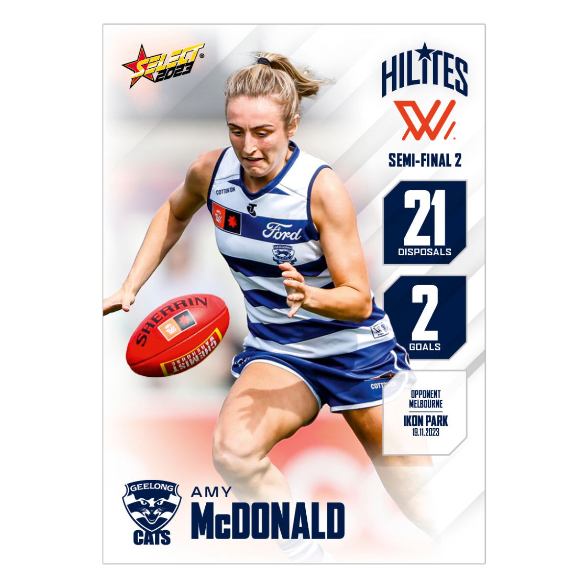 AFLW Season 8 Finals Week 2 SF2 Hilites - Amy McDonald - Geelong