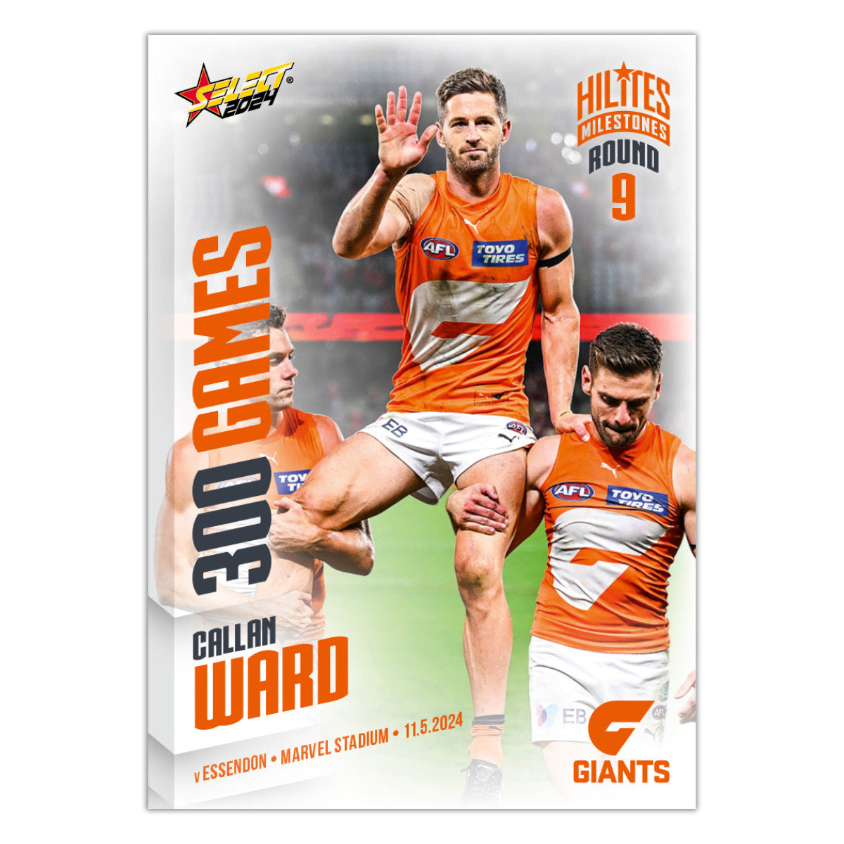 2024 AFL Hilites Milestones - Callan Ward - 300 Games