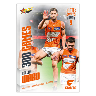 2024 AFL Hilites Milestones - Callan Ward - 300 Games