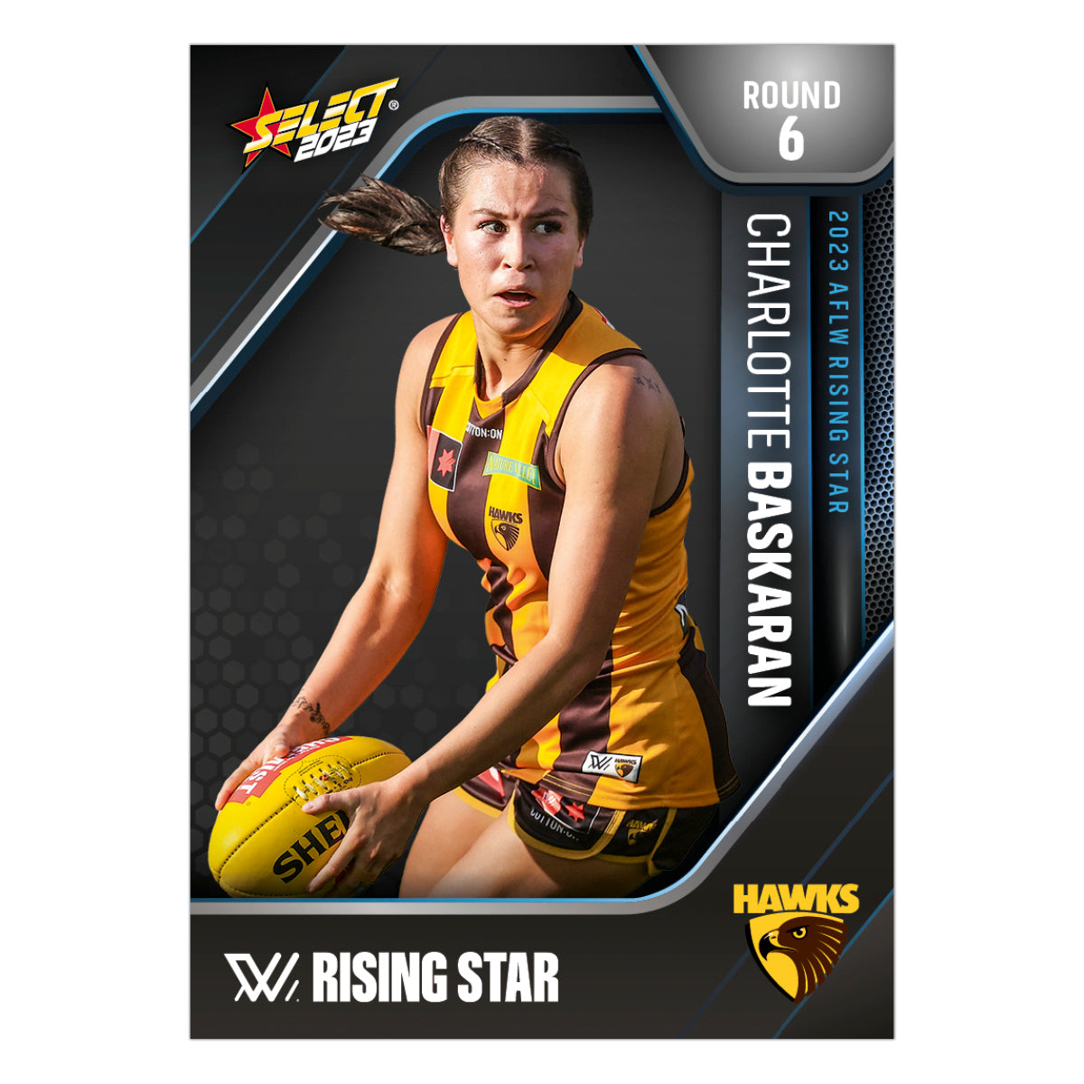 AFLW Season 8 Round 6 Rising Star - Charlotte Baskaran - Hawthorn