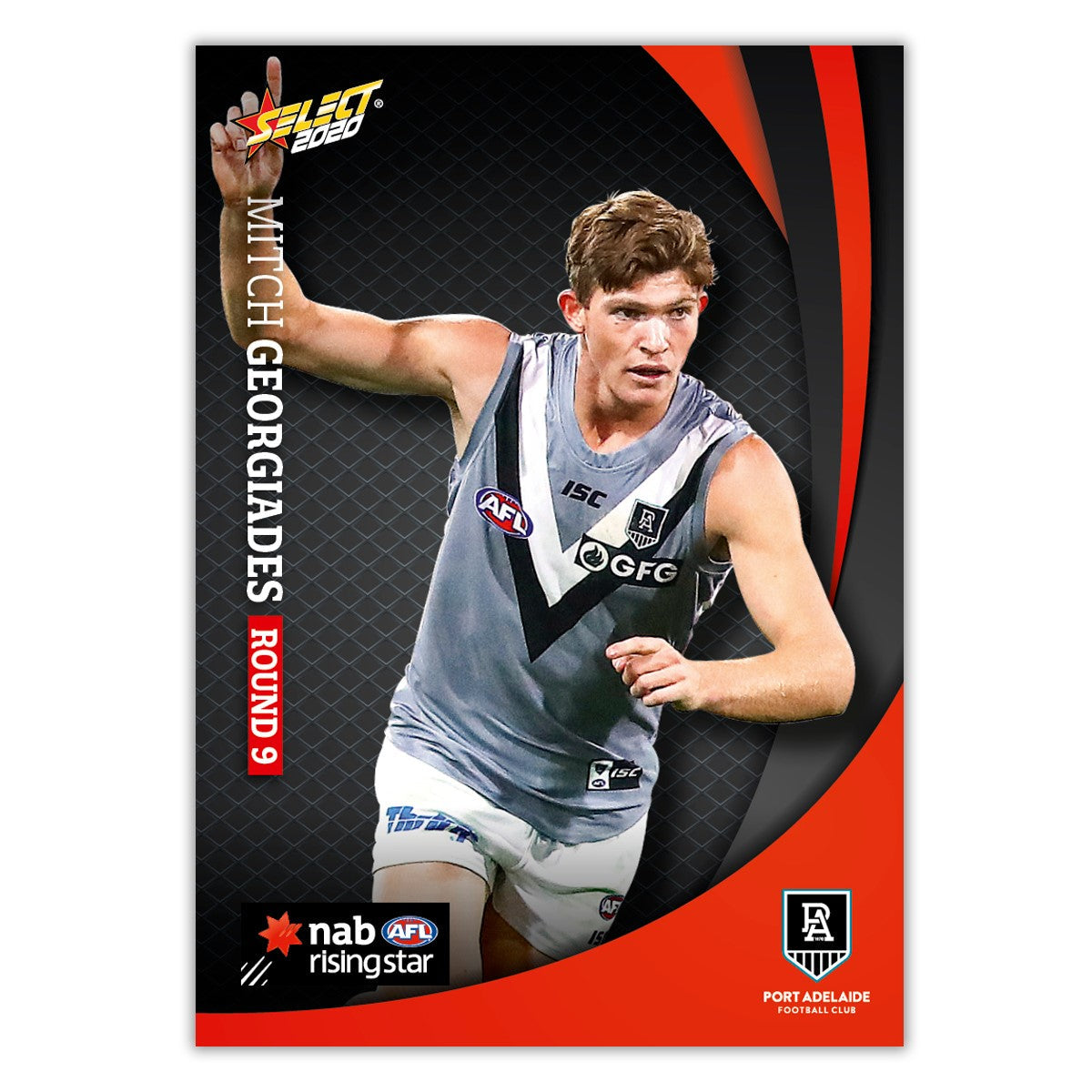 2020 Round 9 Rising Star - Mitch Georgiades - Port Adelaide