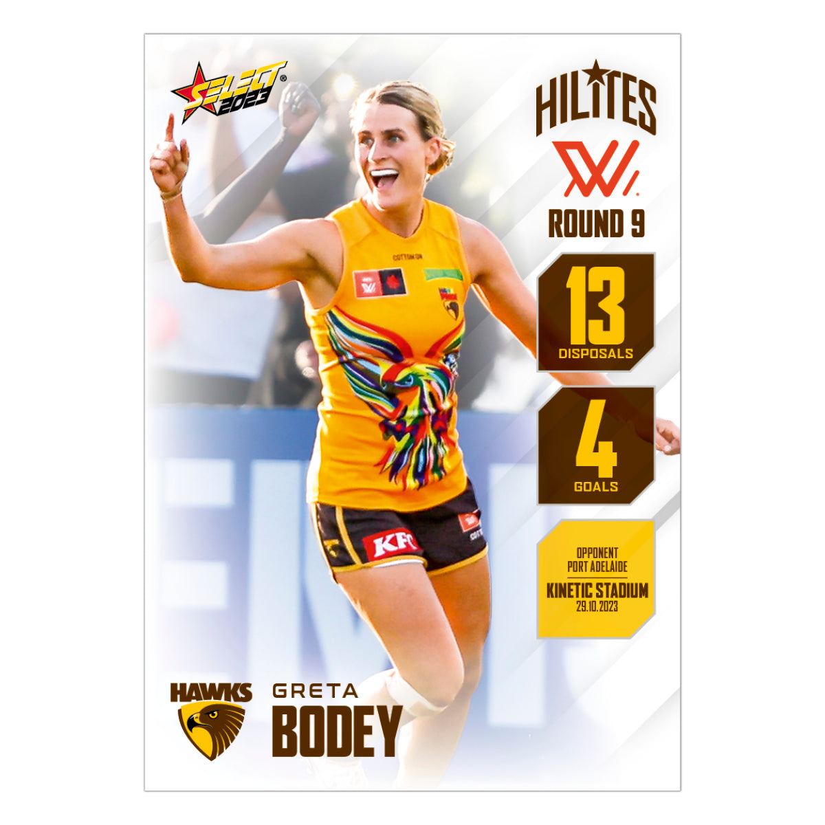 AFLW Season 8 Round 9 Hilites - Greta Bodey - Hawthorn