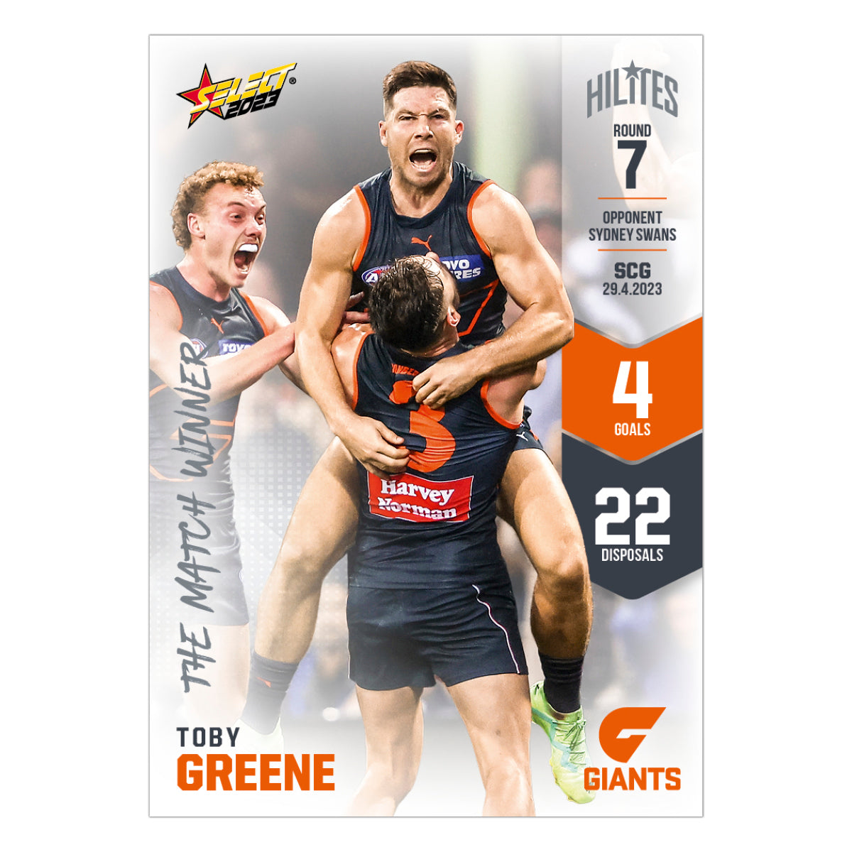 2023 AFL Round 7 Hilites - Toby Greene - GWS