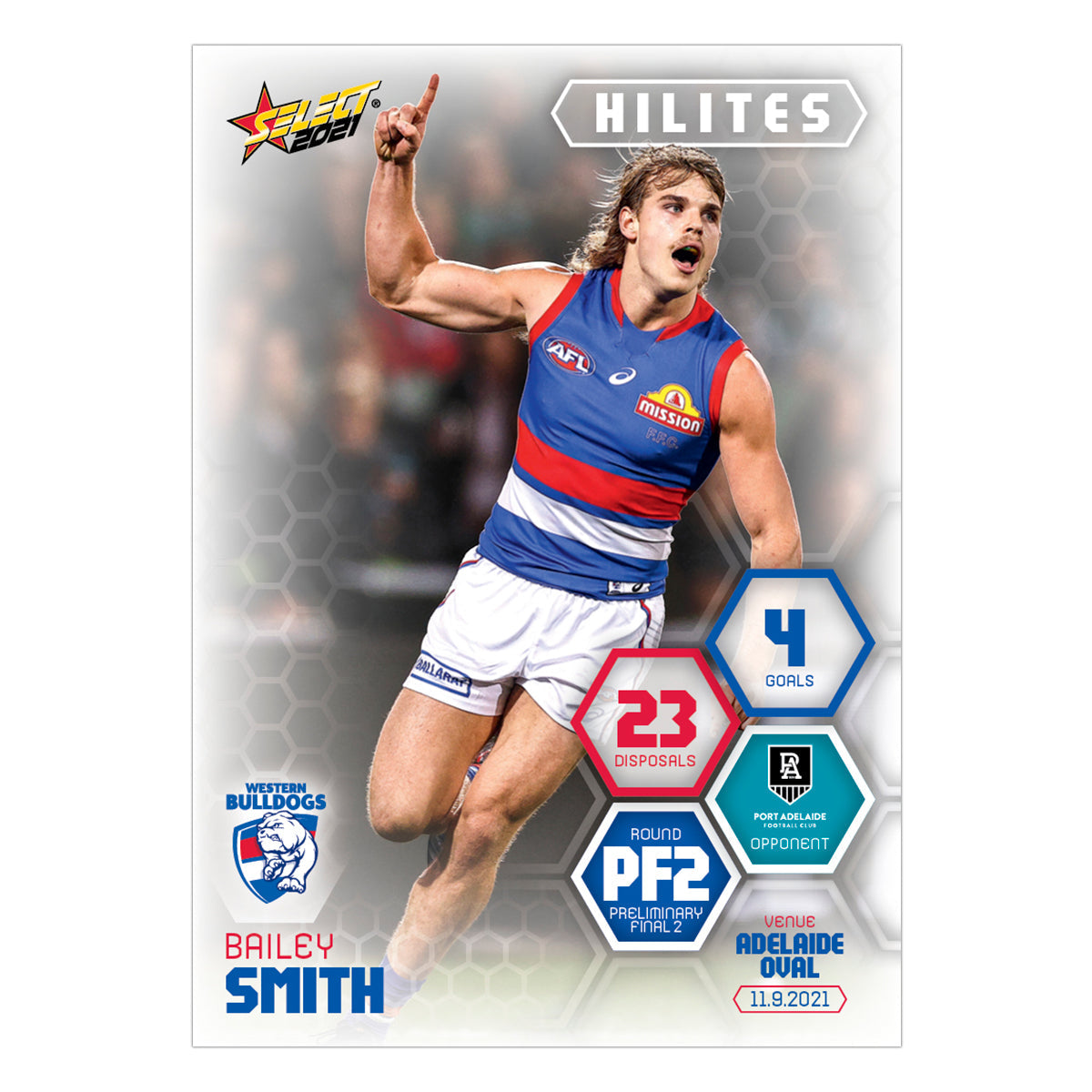 2021 Finals Week 3 PF2  - Bailey Smith - Western Bulldogs