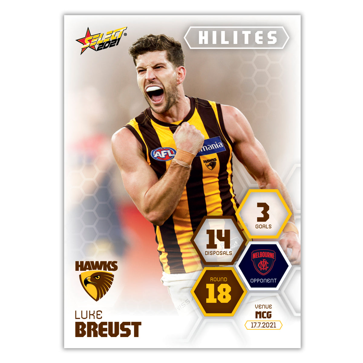 2021 Round 18 Hilites - Luke Breust - Hawthorn