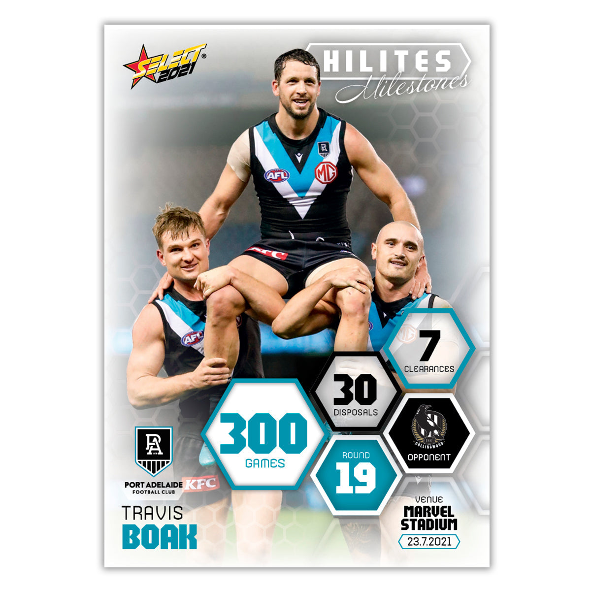 2021 Hilites Milestones - Travis Boak - 300 Games