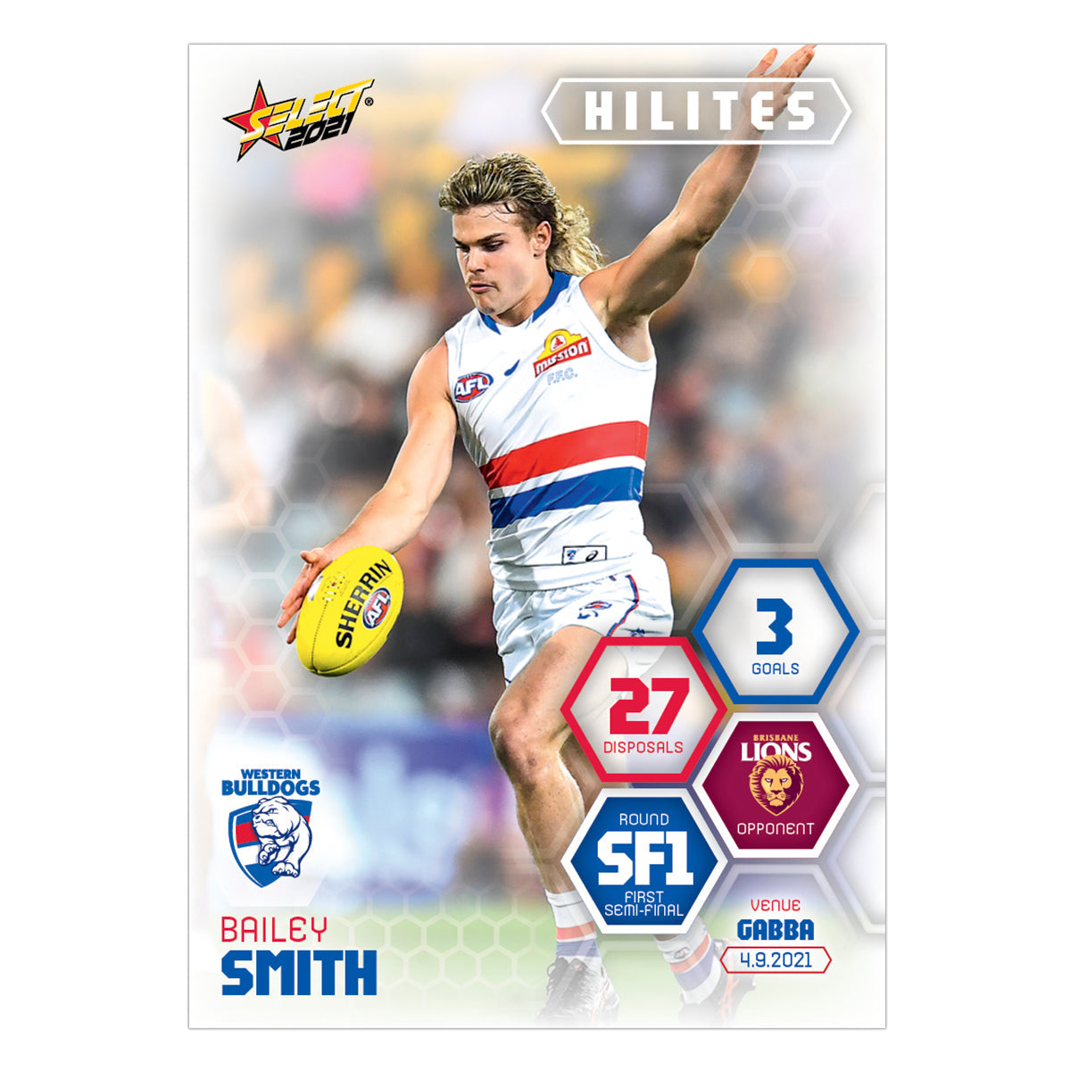 2021 Finals Week 2 SF1  - Bailey Smith - Western Bulldogs