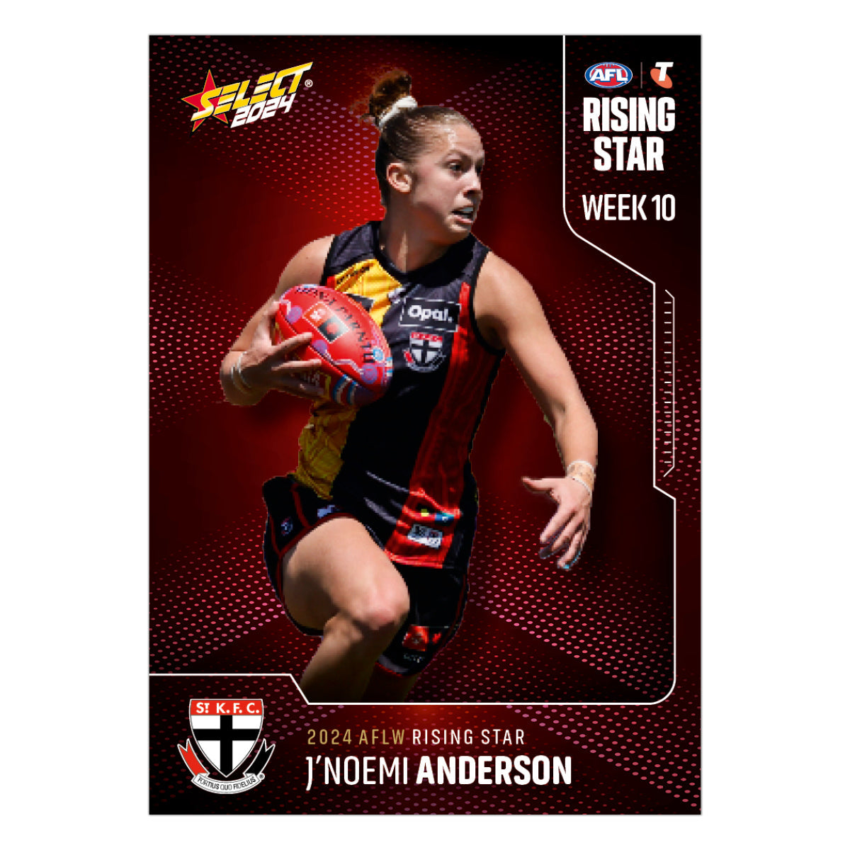 AFLW Season 9 Week 10 Rising Star - J'Noemi Anderson - St Kilda