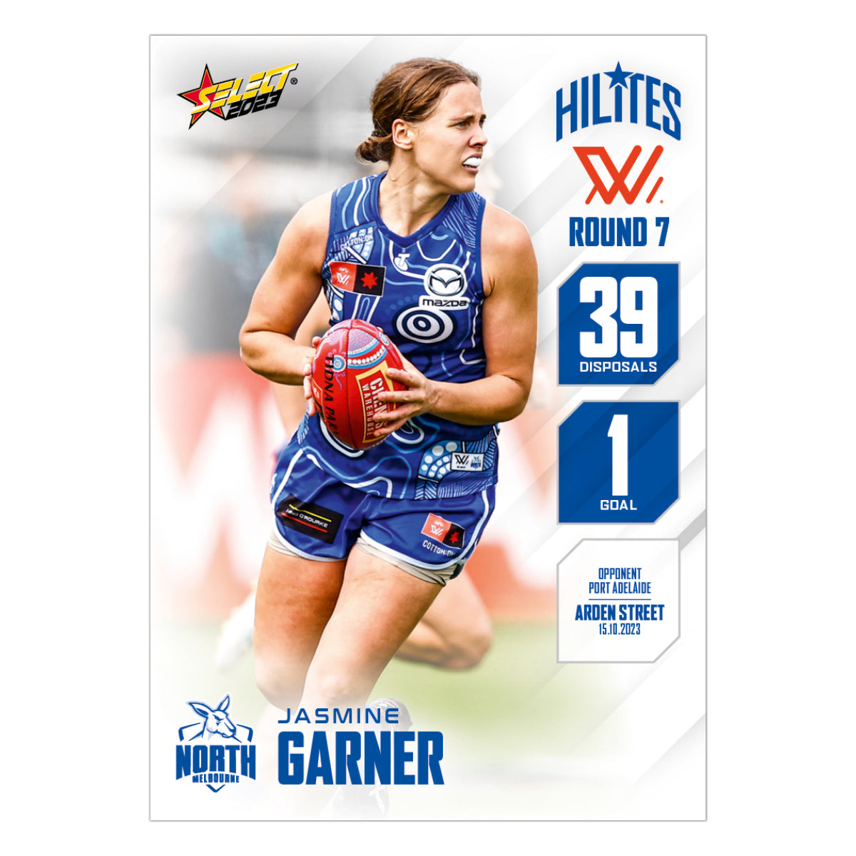 AFLW Season 8 Round 7 Hilites - Jasmine Garner - North Melbourne