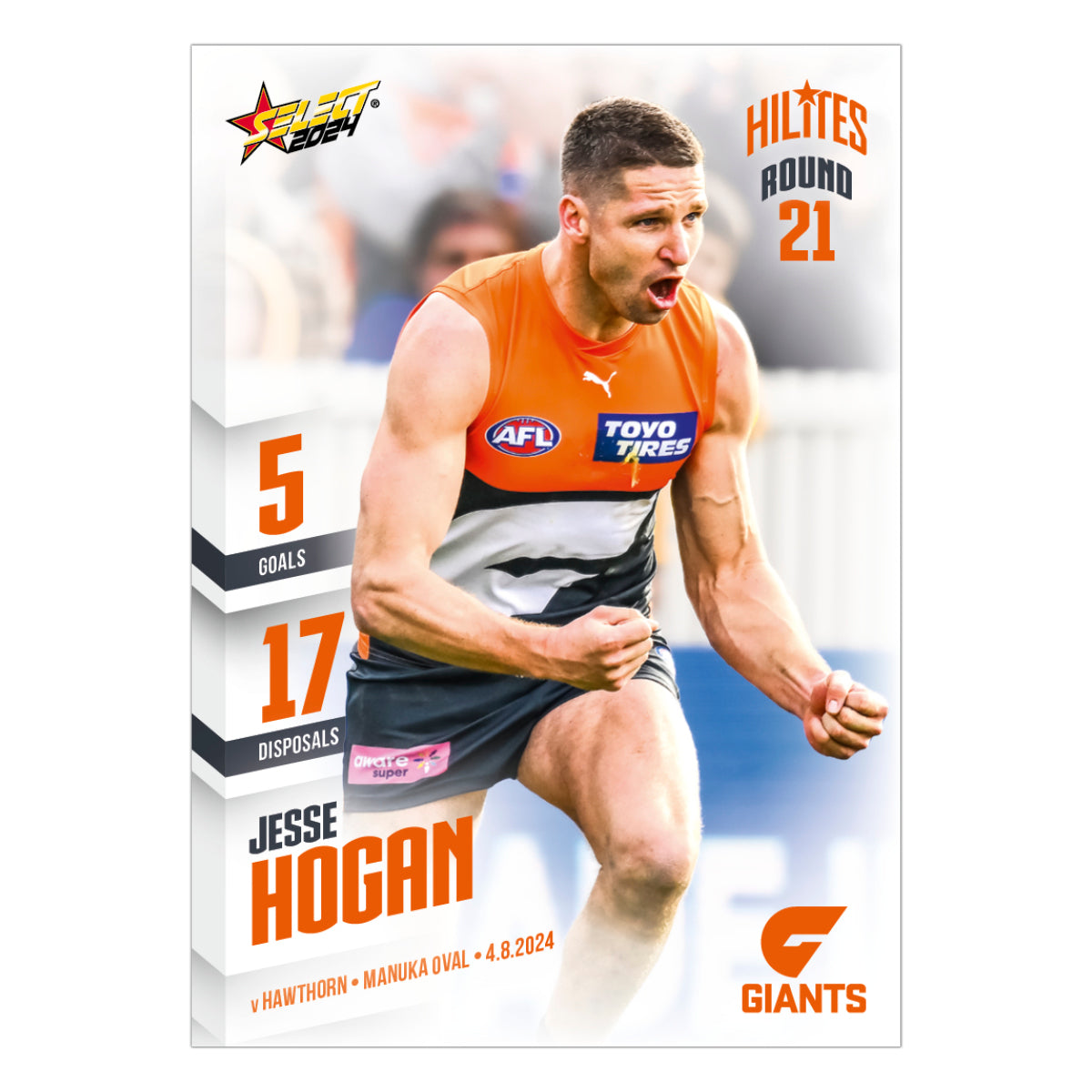 2024 AFL Round 21 Hilites - Jesse Hogan - GIANTS