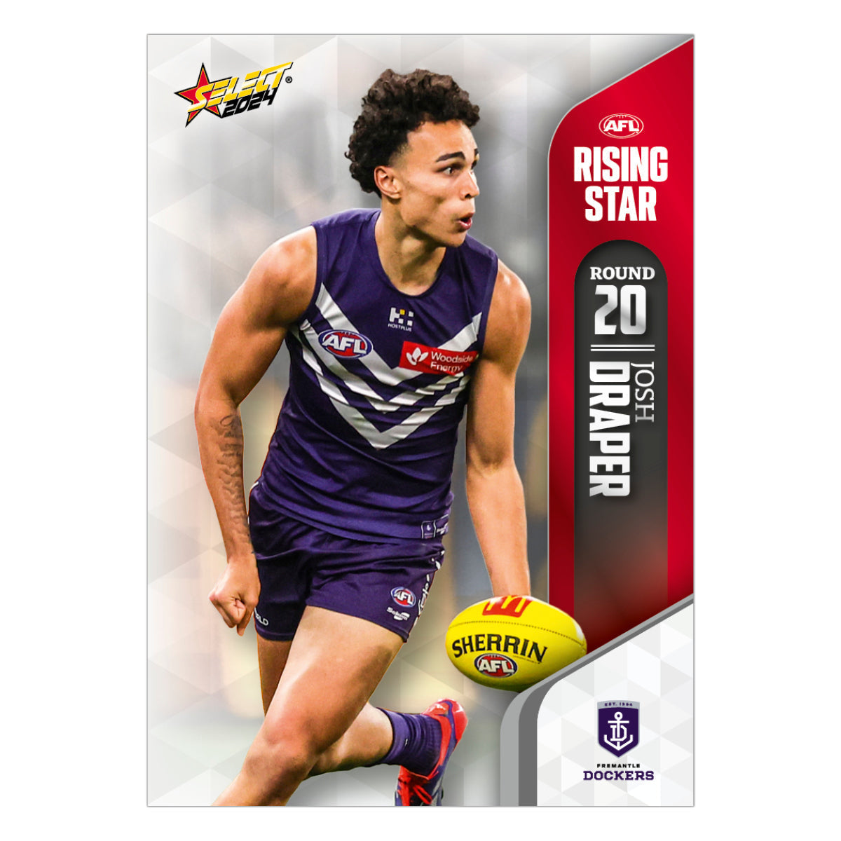 2024 AFL Round 20 Rising Star - Josh Draper - Fremantle