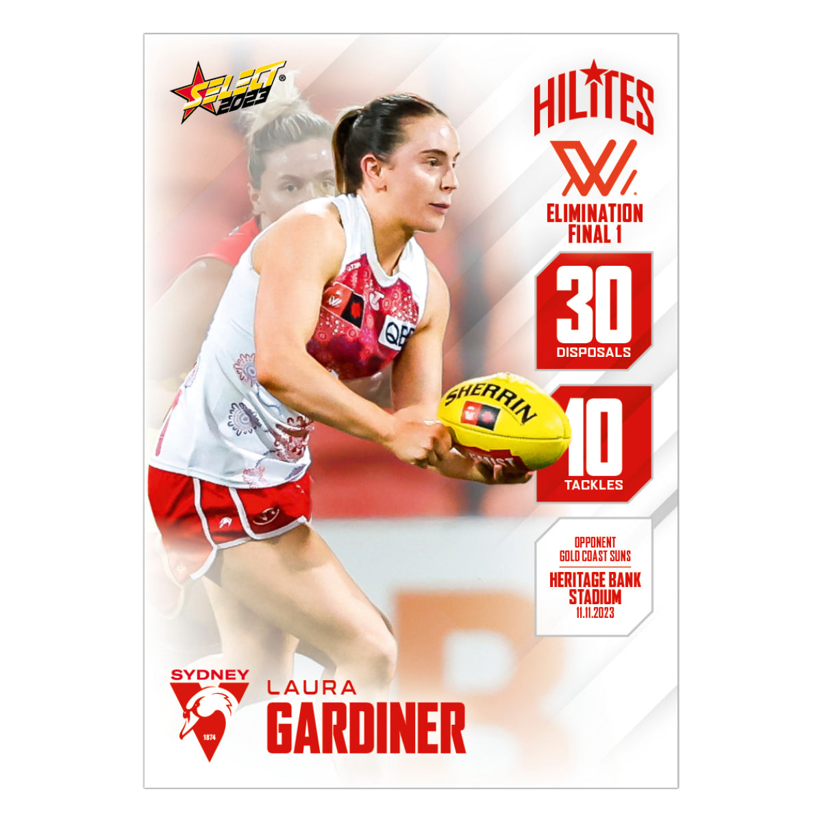 AFLW Season 8 Finals Week 1 EF1 Hilite - Laura Gardiner - Sydney Swans