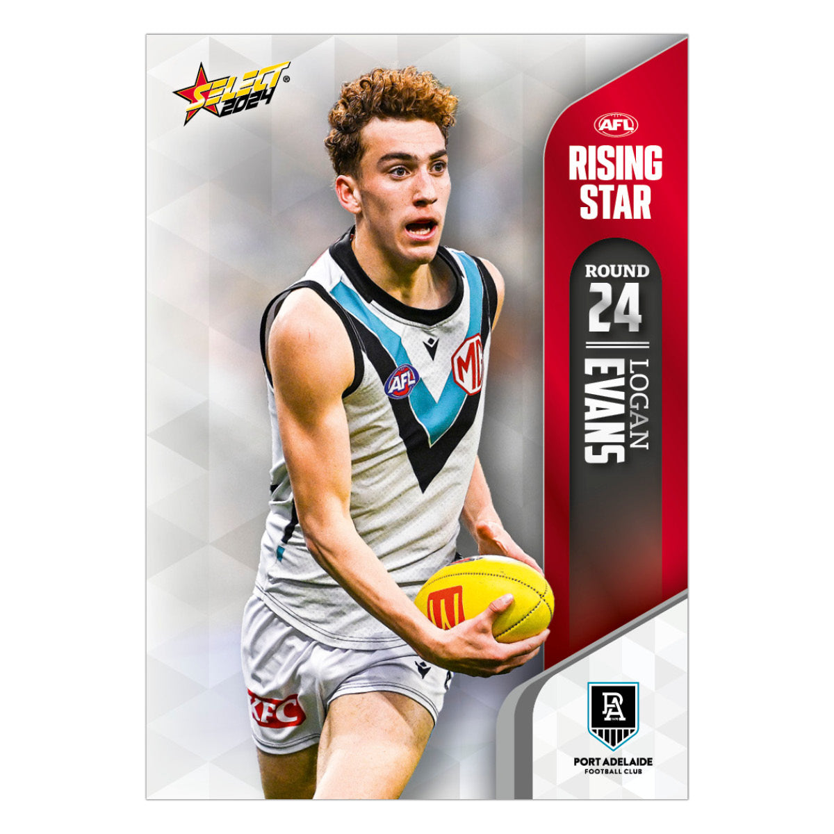 2024 AFL Round 24 Rising Star - Logan Evans - Port Adelaide