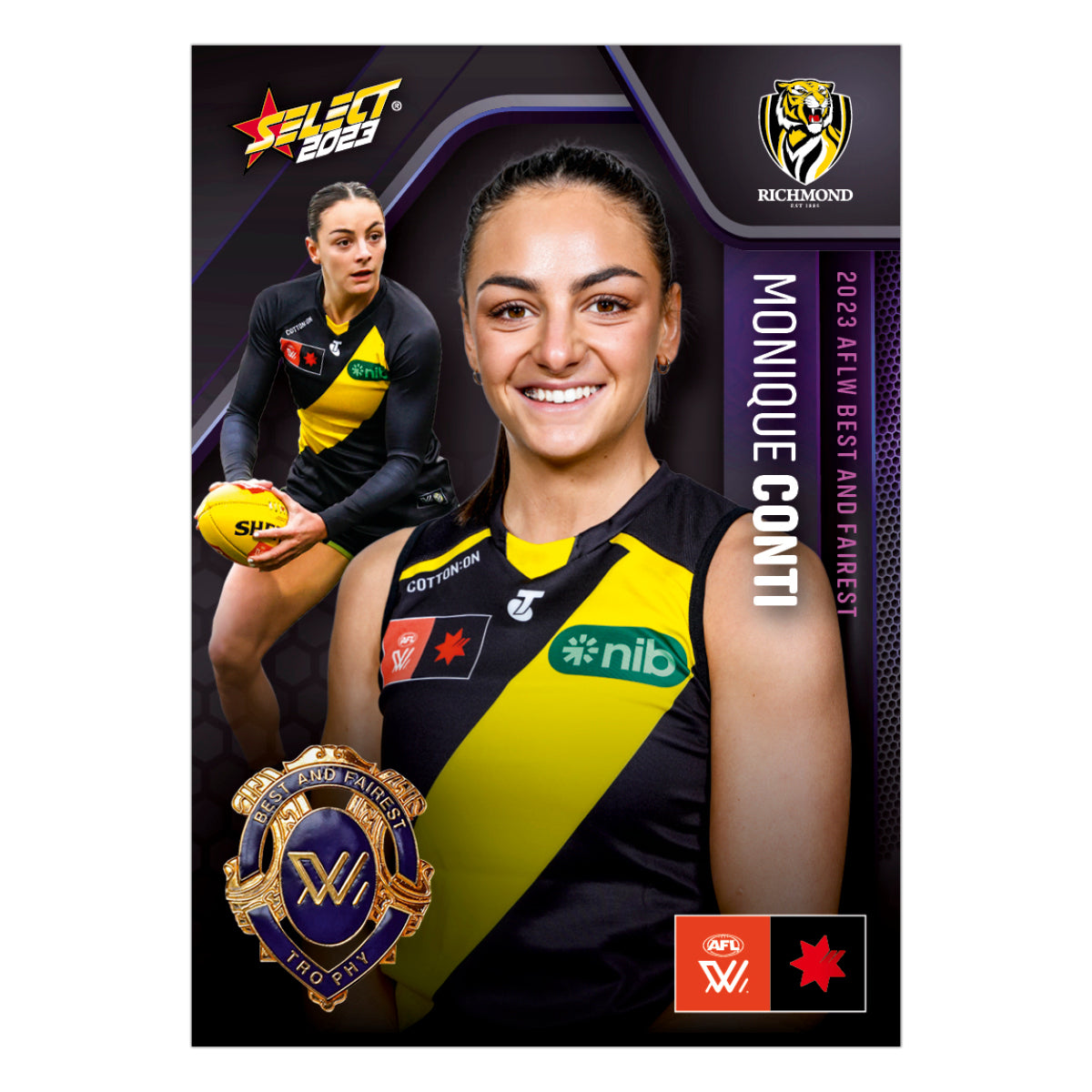 2023 AFLW Best and Fairest - Monique Conti - Richmond