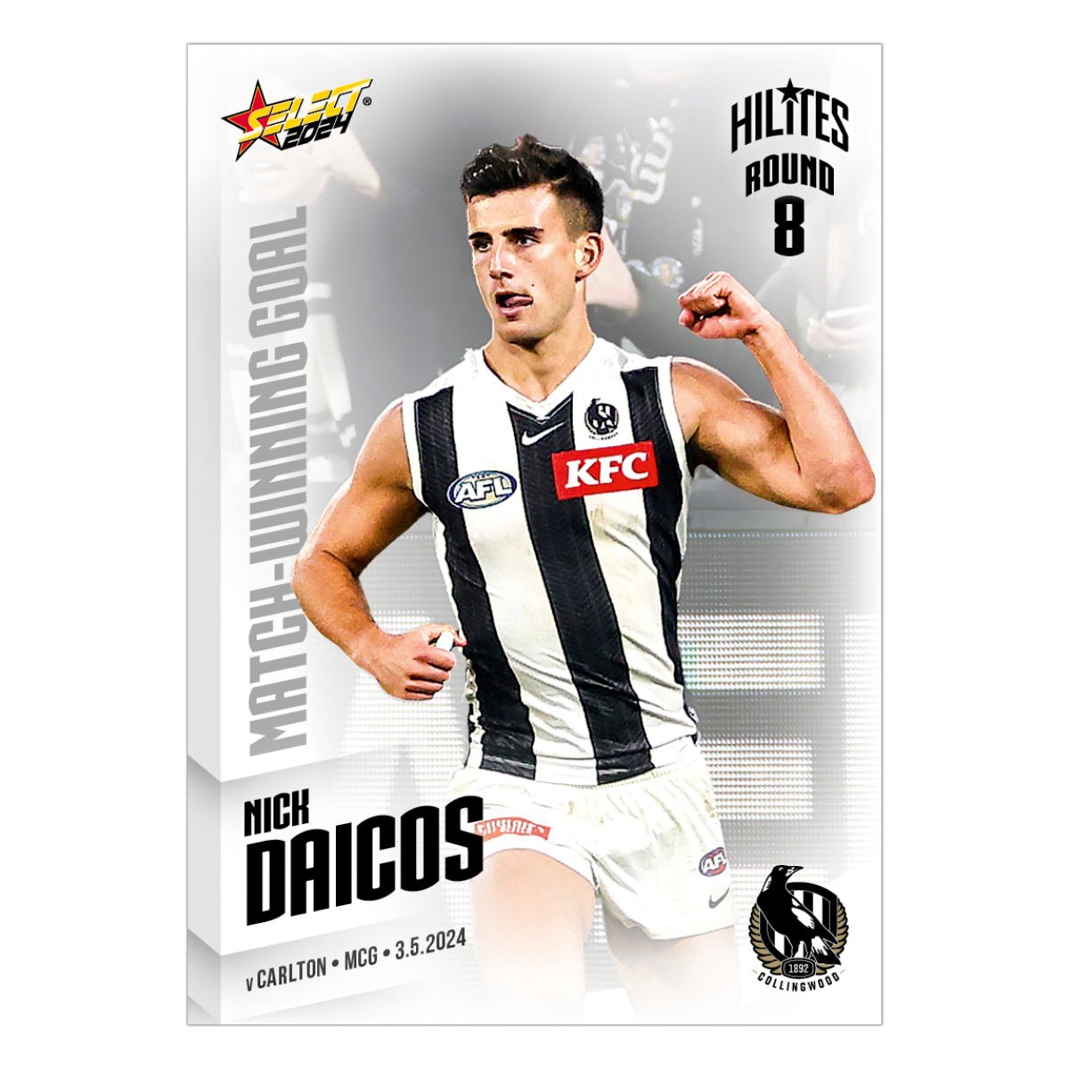2024 AFL Round 8 Hilites - Nick Daicos - Collingwood