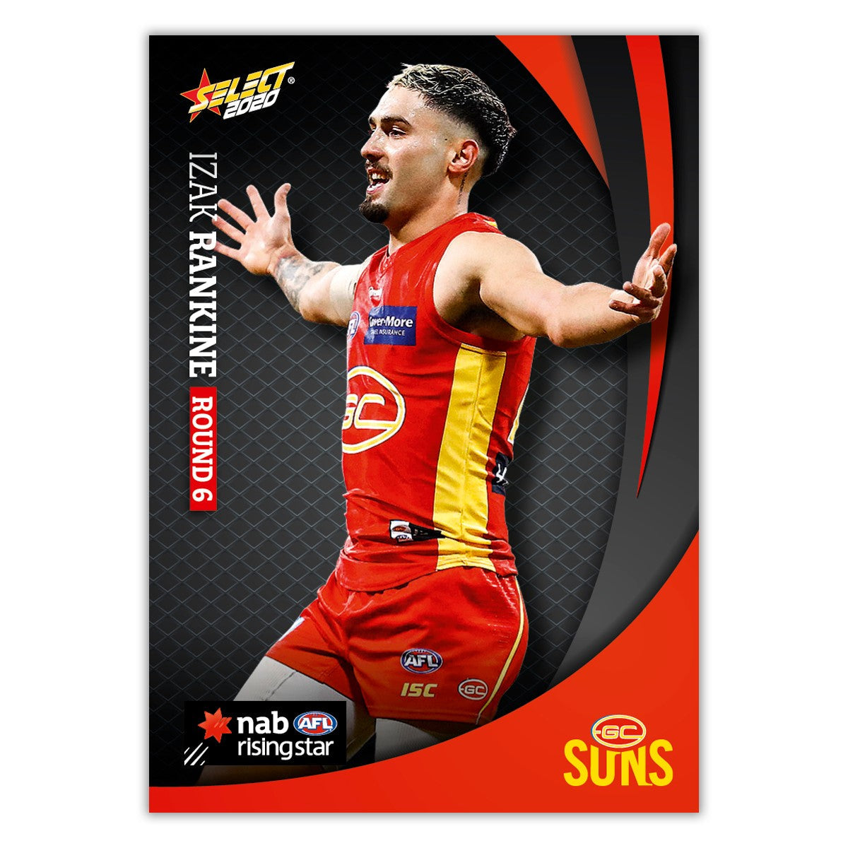 2020 Round 6 Rising Star - Izak Rankine -  Gold Coast
