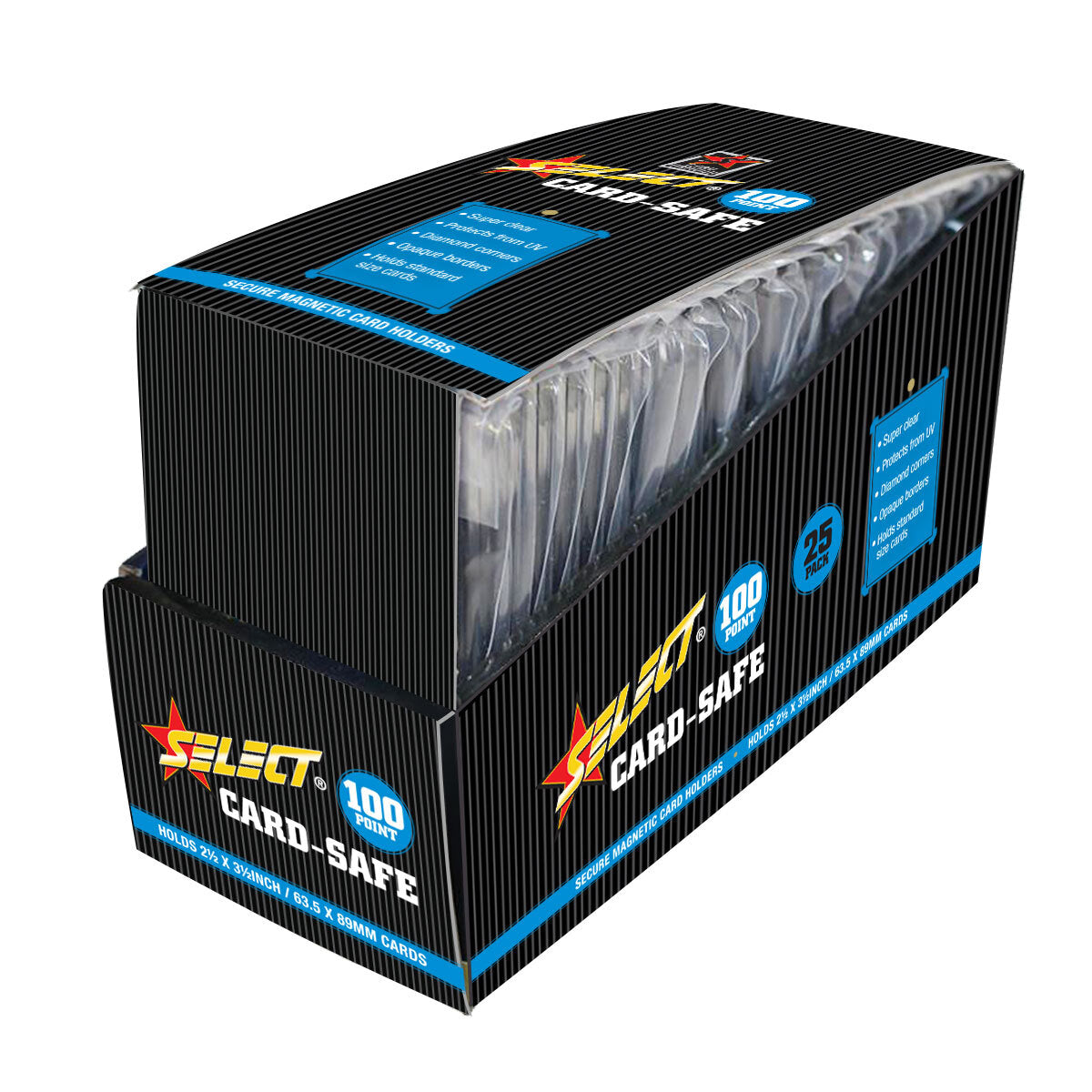 Card Armour Card Safe 100pt Magnetic Holders (Box of 25)