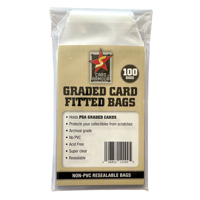 Card Armour Graded Card Fitted Bags (100 Pack)