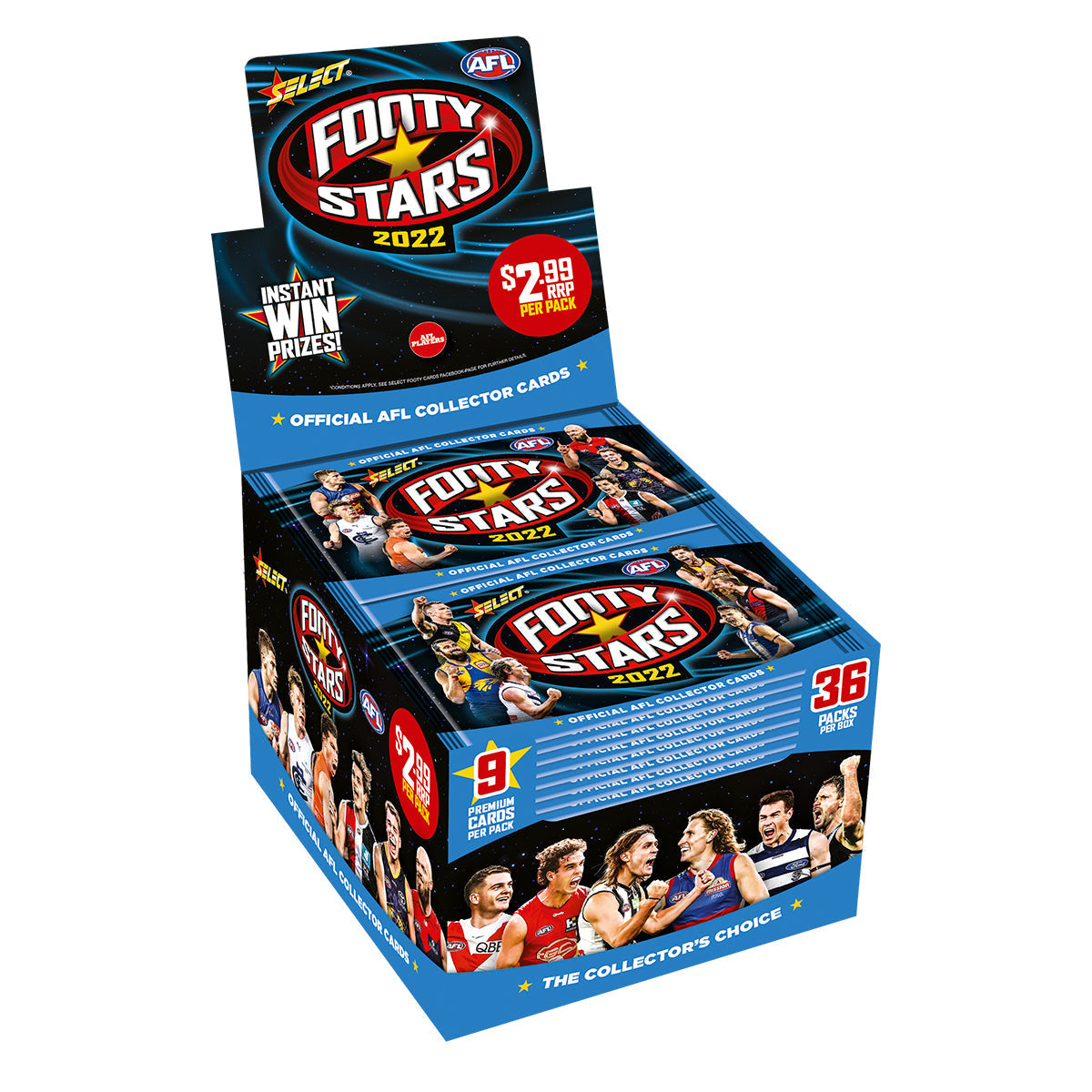 2022 AFL Footy Stars Sealed Box (36 Packs)