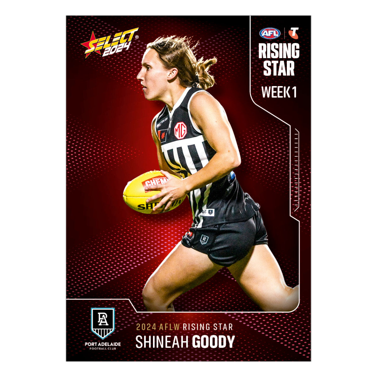 AFLW Season 9 Week 1 Rising Star - Shineah Goody - Port Adelaide