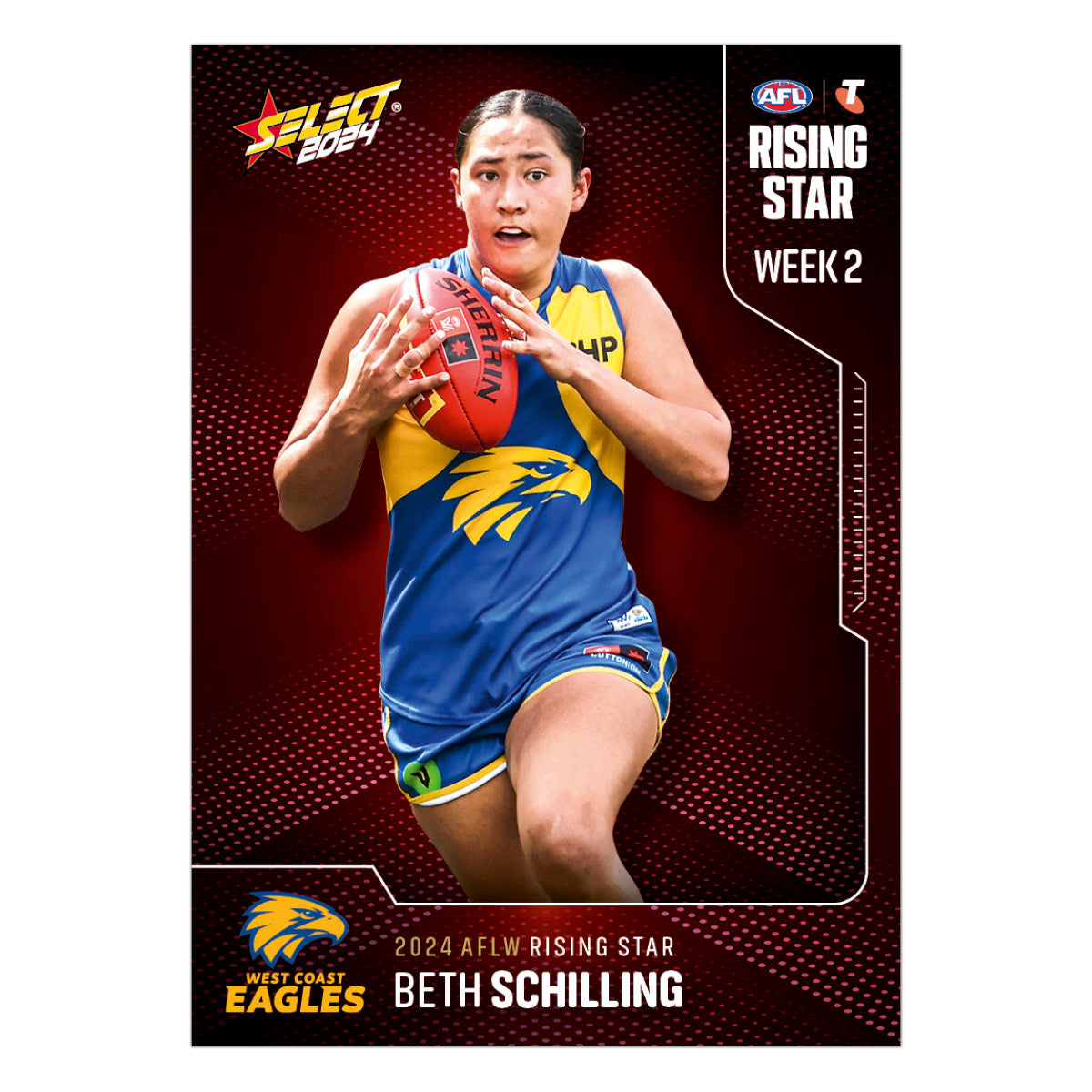 AFLW Season 9 Week 2 Rising Star - Beth Schilling - West Coast