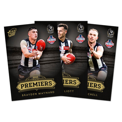 Official AFL Collingwood 2023 Premiers Limited Edition Card Set