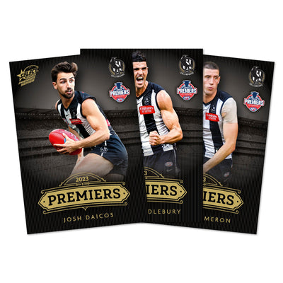 Official AFL Collingwood 2023 Premiers Limited Edition Card Set