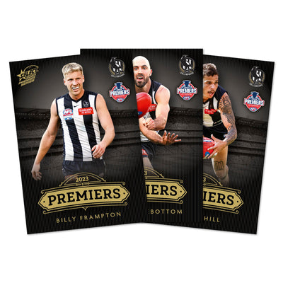 Official AFL Collingwood 2023 Premiers Limited Edition Card Set