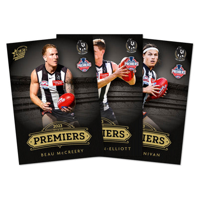 Official AFL Collingwood 2023 Premiers Limited Edition Card Set