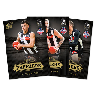 Official AFL Collingwood 2023 Premiers Limited Edition Card Set