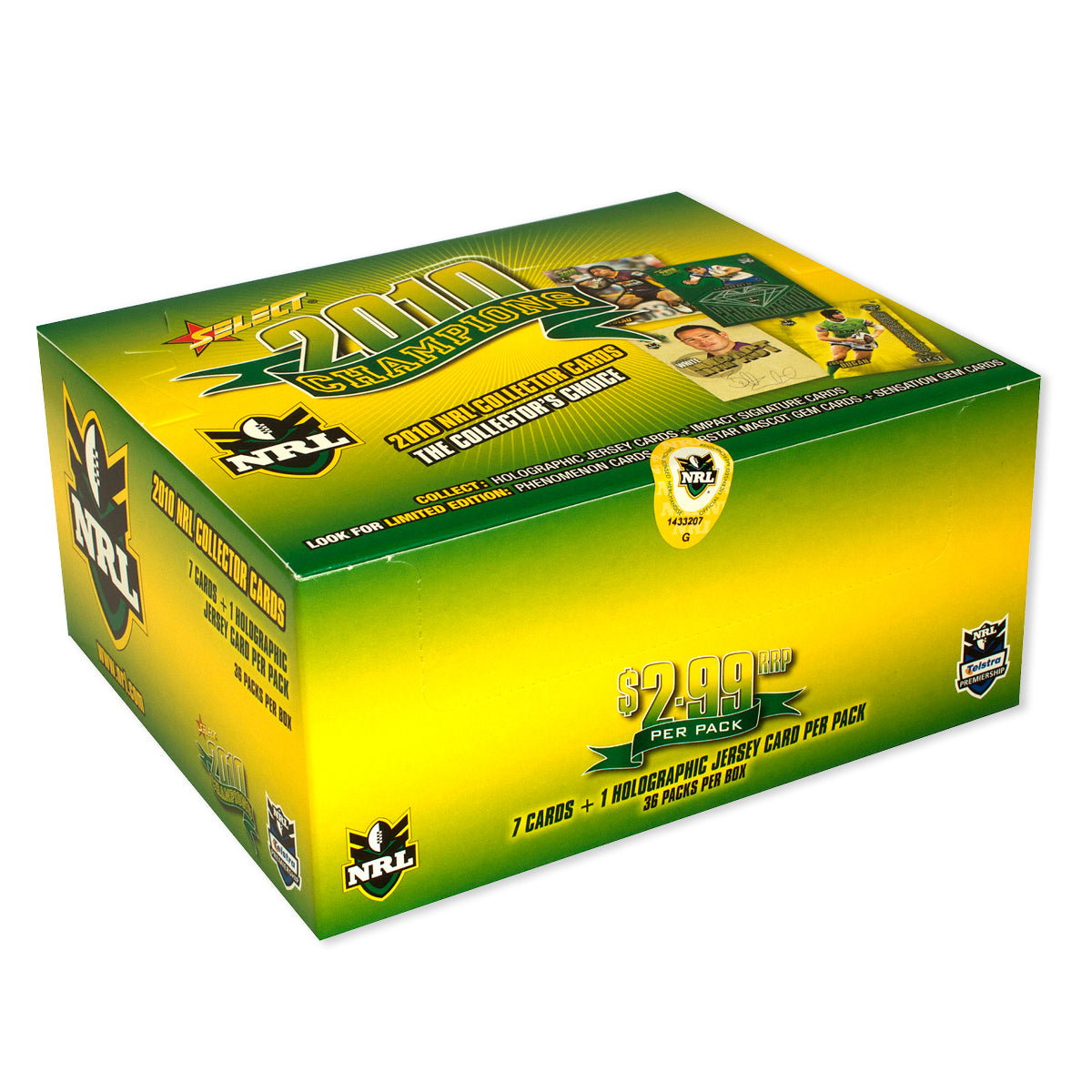 2010 NRL Champions Sealed Hobby Box (36 Packs)