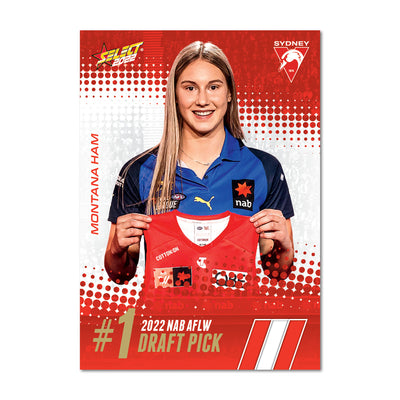 2022 NAB AFLW Draft Pick Cards
